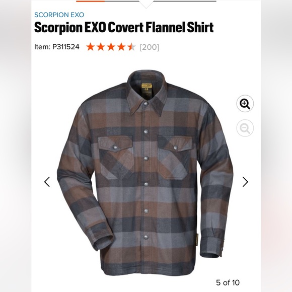 Men’s 2XL Scorpion Exo Covert Moro Flannel - Picture 2 of 4